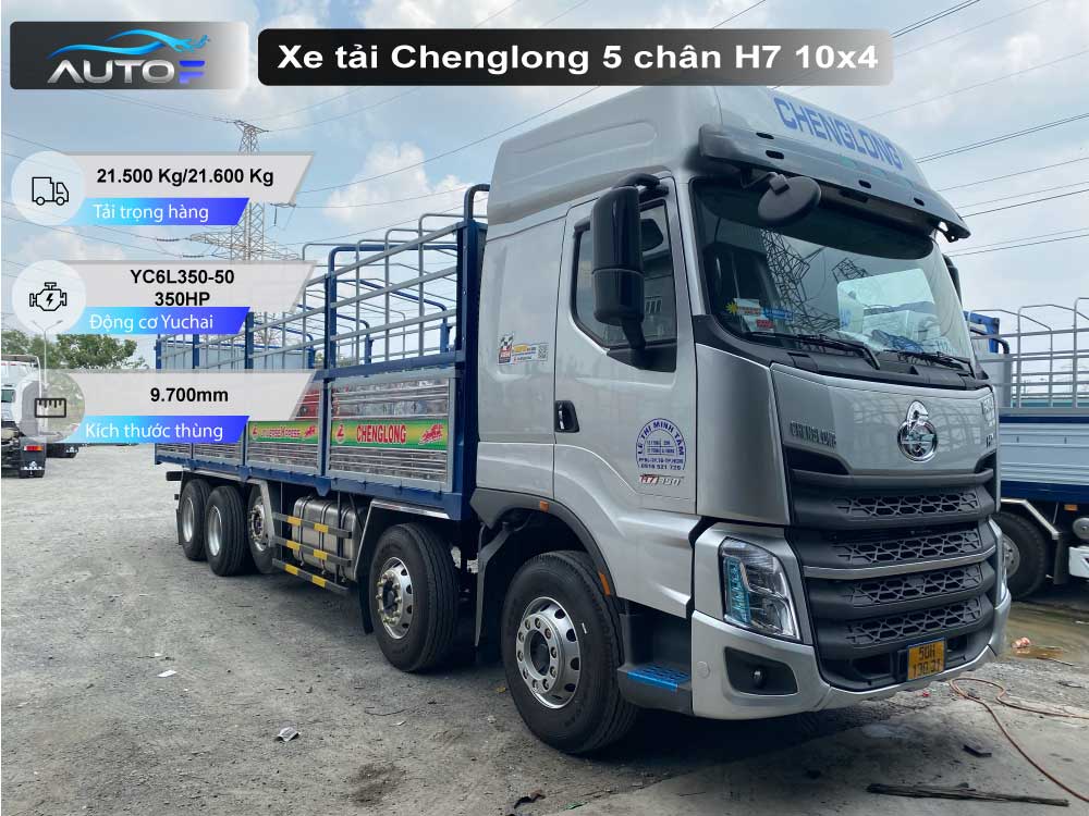 Xe tải Chenglong 5 chân H7: bảng giá, thông số và khuyến mãi (08/2022)